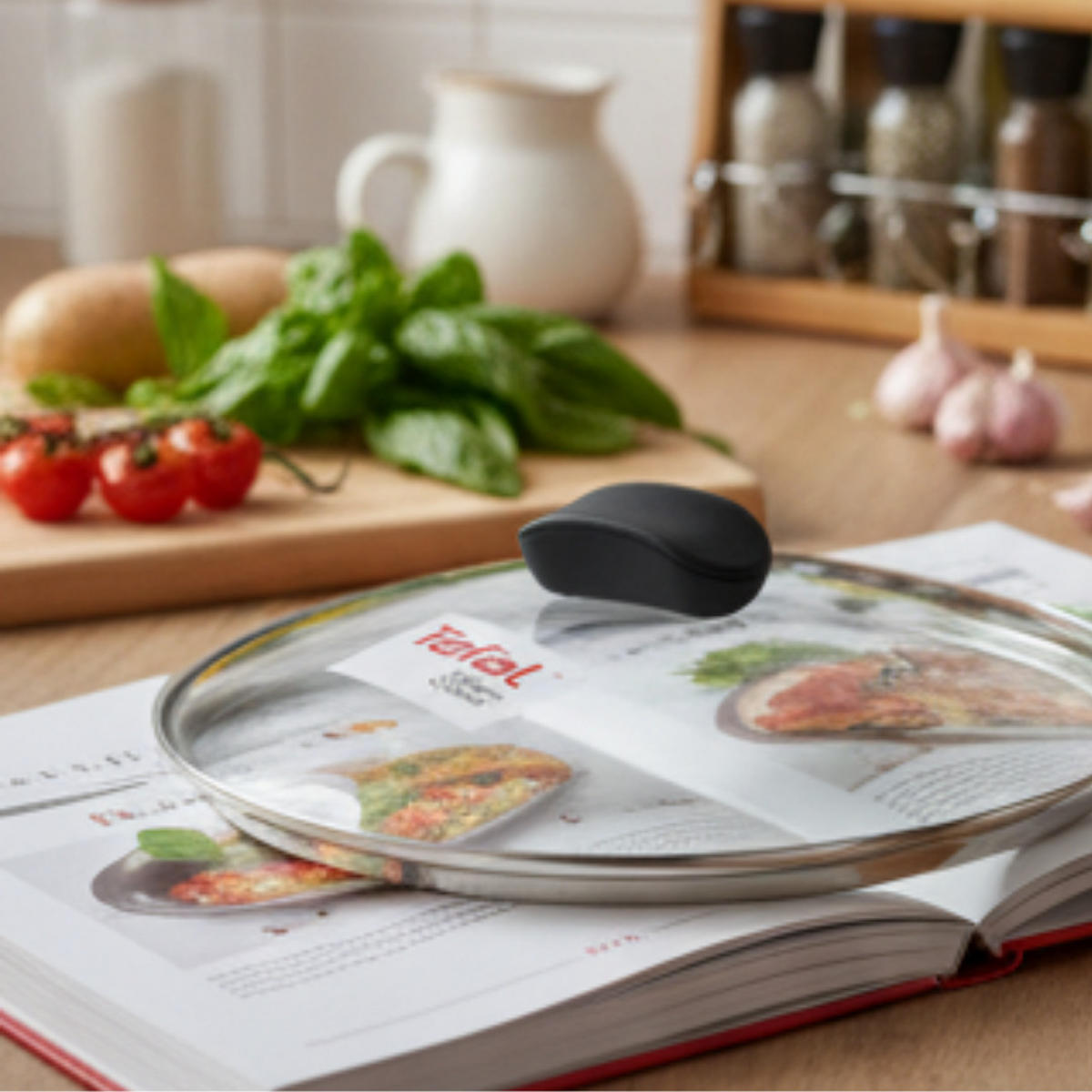 GLASDECKEL 24 cm für Töpfe und Pfanne - Transparent, Glas/Kunststoff (24cm) - Tefal