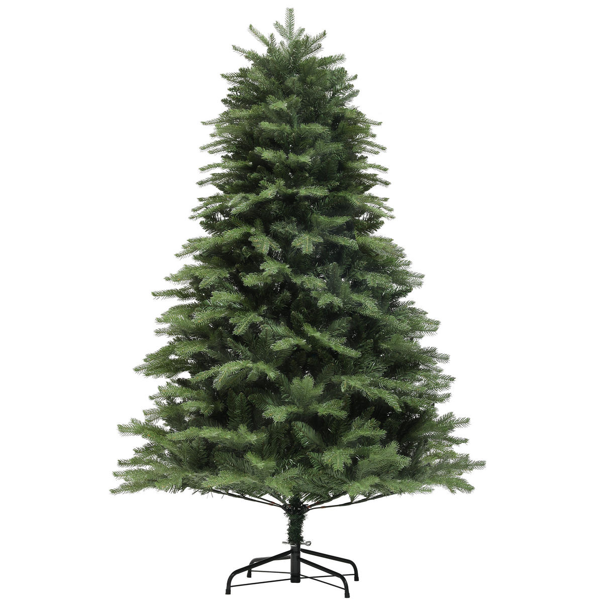 WEIHNACHTSBAUM 180 cm , Alpentanne, naturgetreu, Grün - Grün, Kunststoff (180cm) - HOMCOM