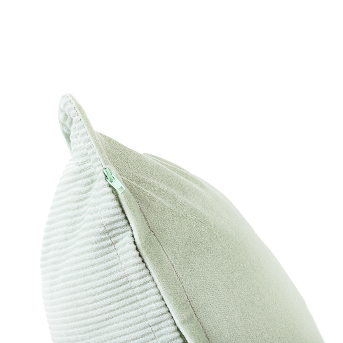 KOPFKISSENBEZUG Nantu Pistazie 45/45 cm - Hellgrün, Textil (45/45cm) - Homla