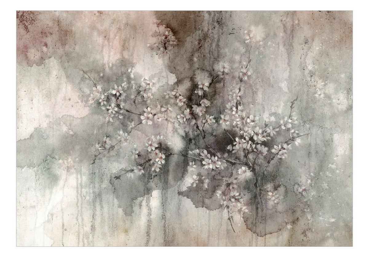 SELBSTKLEBENDE FOTOTAPETE 245/175 cm - Pink/Grau, Kunststoff/Textil (245/1cm) - KUNSTLOFT