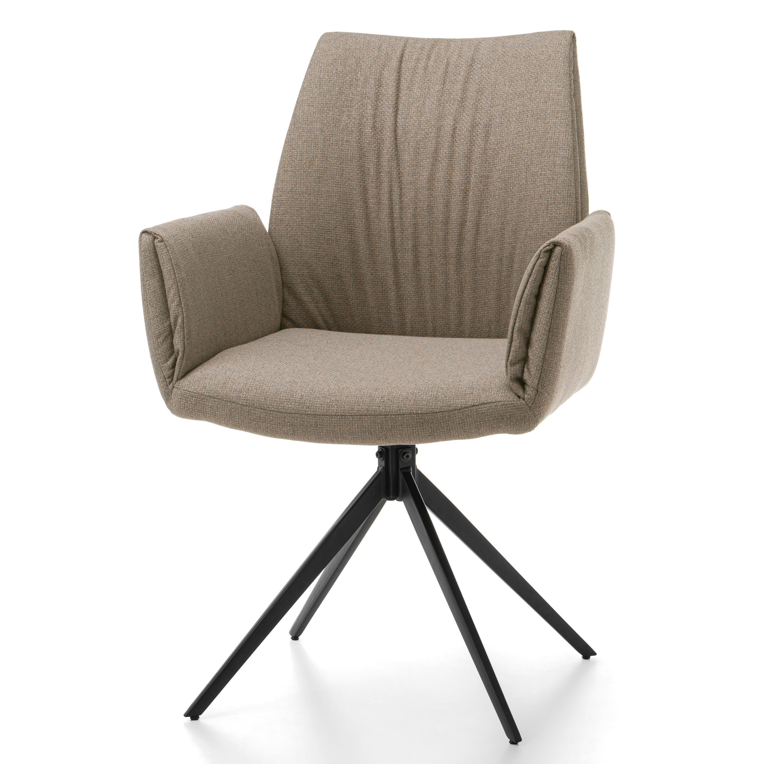 Thumbnail - NEW Home Stuhl, Beige, Braun, Textil, 60x89x63 cm, Esszimmer, Stühle, Esszimmerstühle, Vierfußstühle