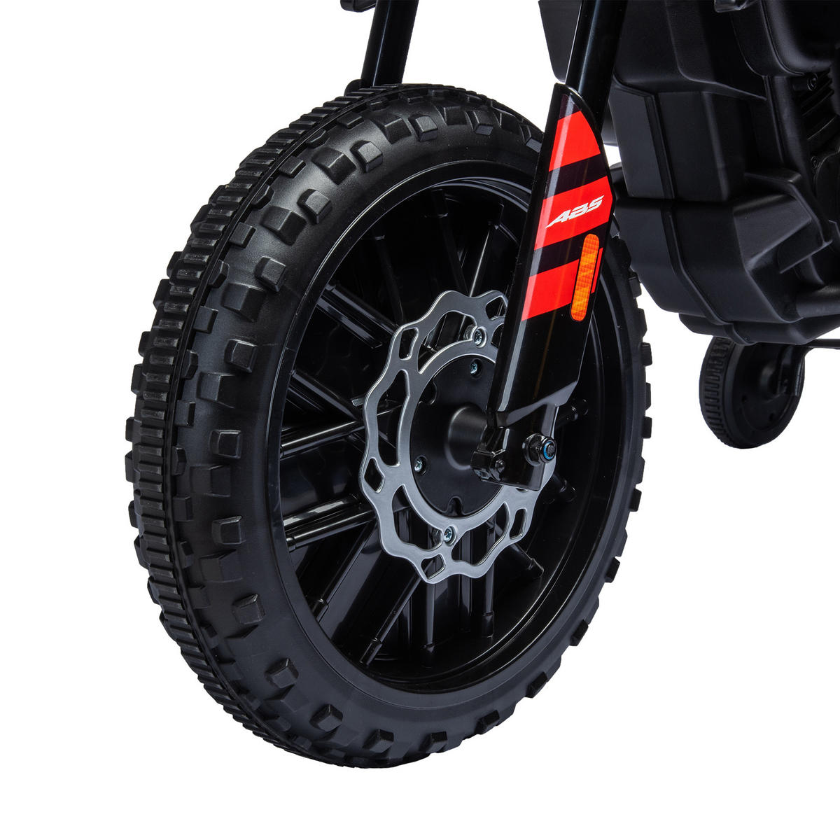 KINDER-MOTORRAD DE-06239 Aprilia lizenziert mit Stützrädern und Musik Weiß - Weiß, Kunststoff/Metall (106.5/56/80cm) - ComfortXL