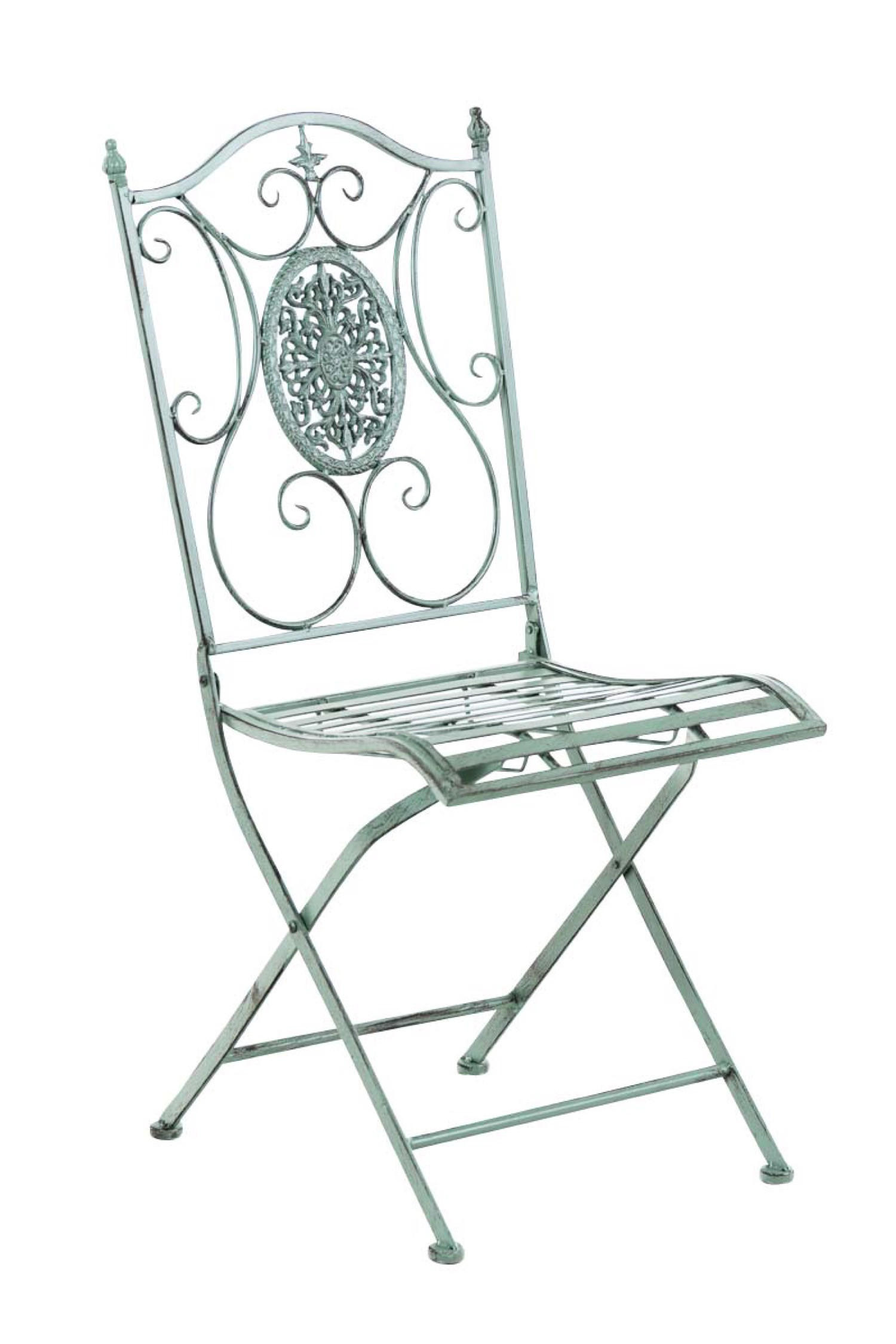 GARTENSTUHL Sidan antik-grün - Grün, Metall (42/49/91.5cm) - TPFGarden