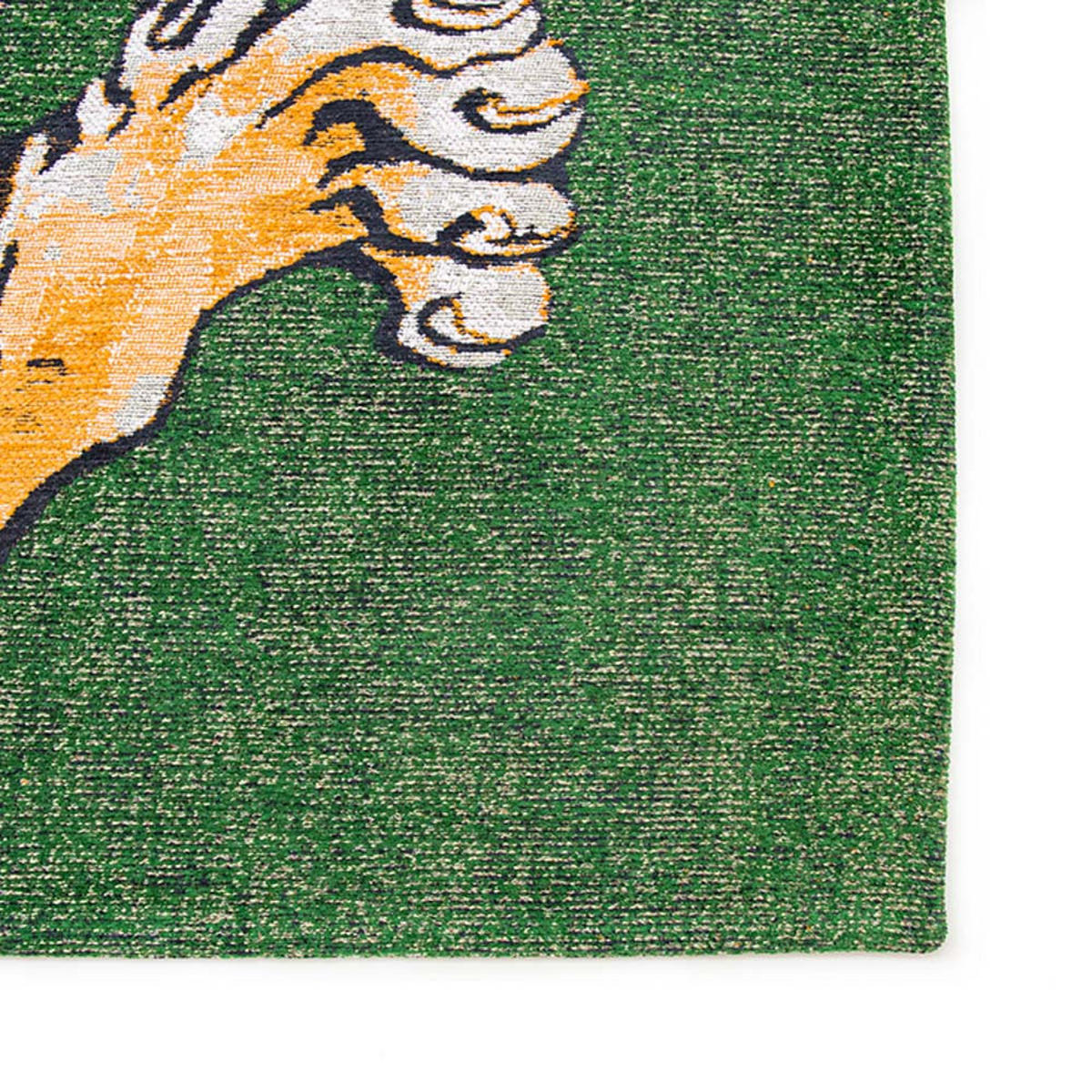 TEPPICH Green On Fire Pop Tiger 170/240 cm - Grün, Textil (170/240cm) - Louis De Poortere