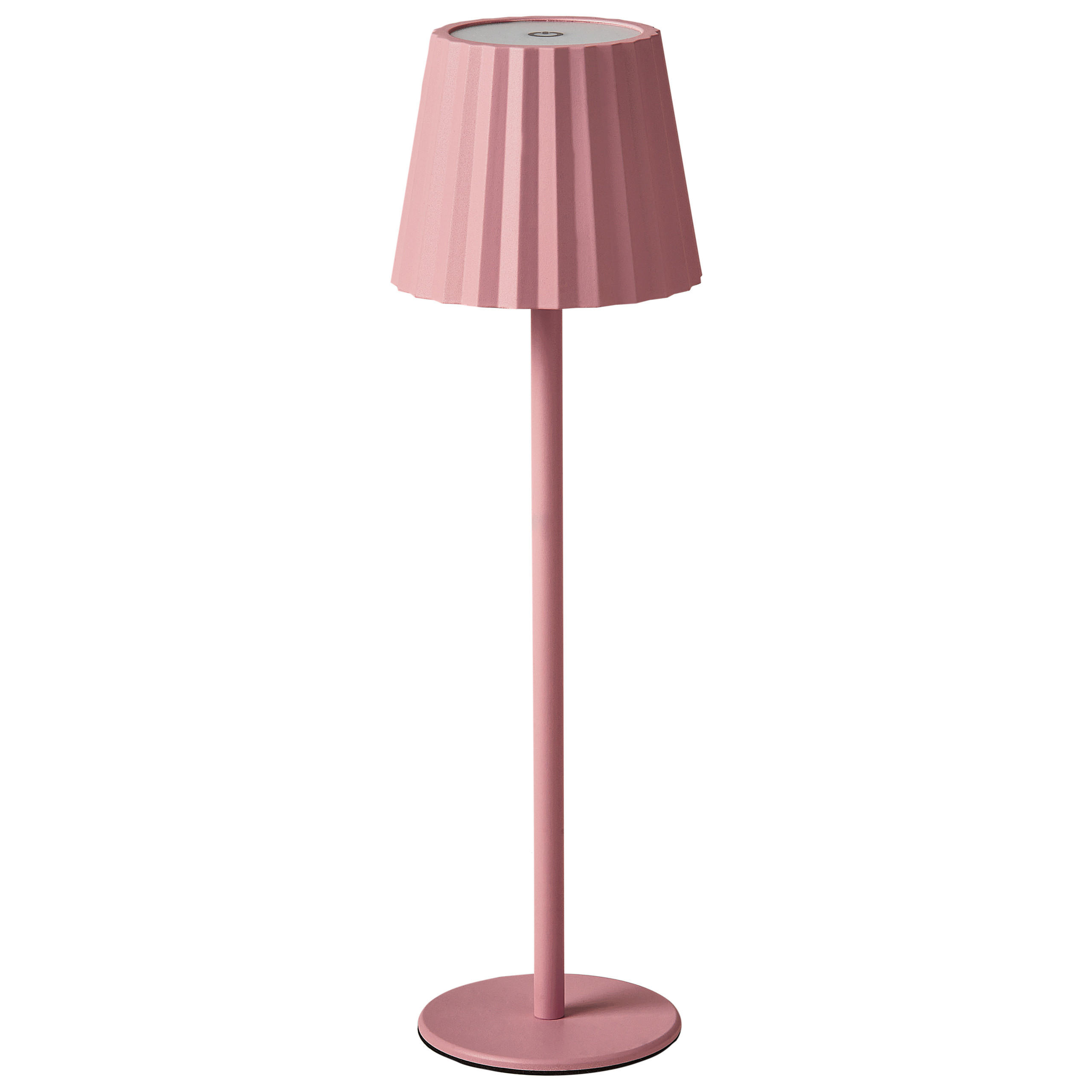 Beliani Tischlampe Pink 12x38x12 cm