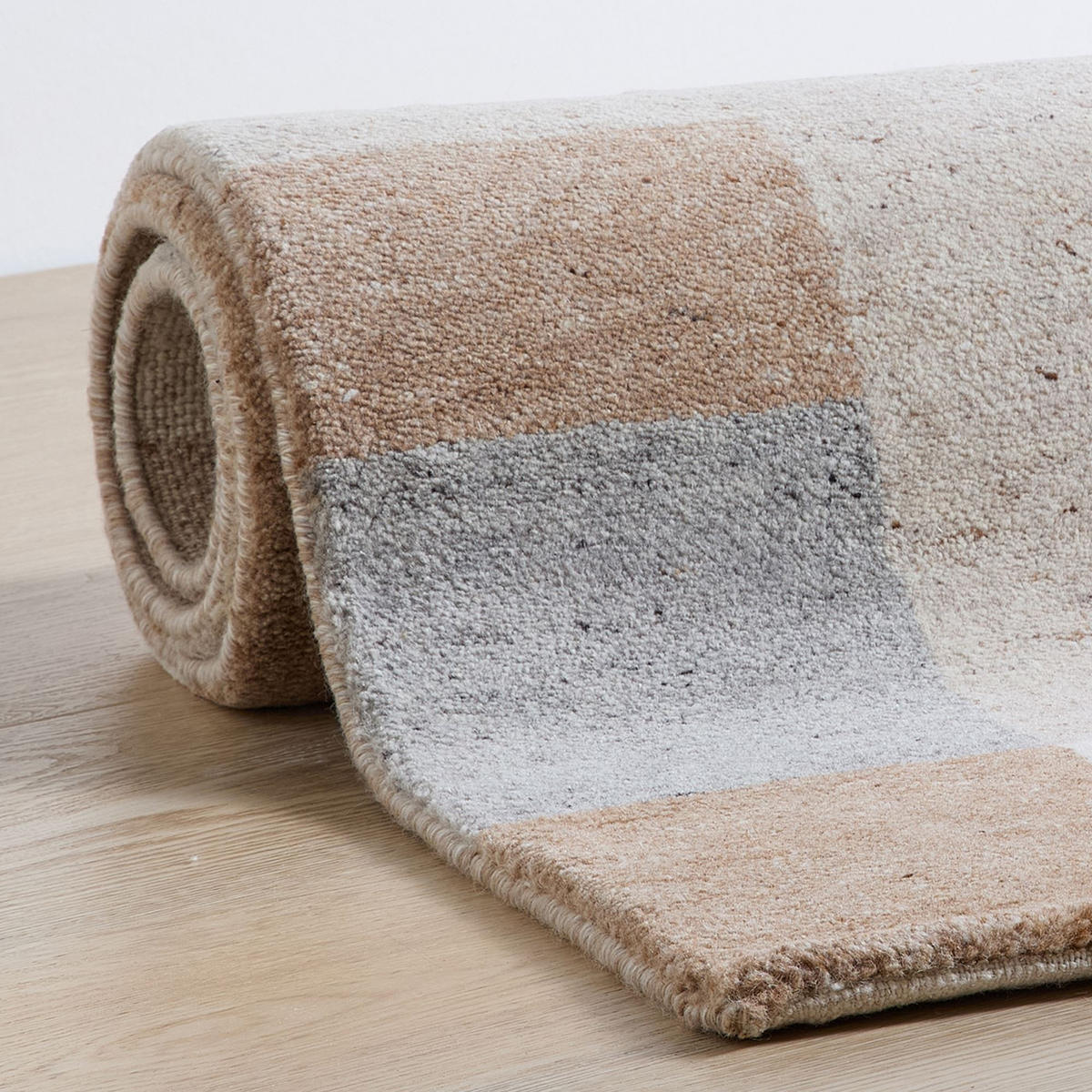 WOLLTEPPICH Terra 120x180 cm - Sandfarben, Textil (120/180cm) - Natur Pur