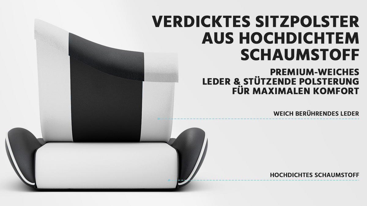 STUHL mit LED ergonomisch Mehrfarbig 63x58.5x120.5 cm Kunststoff - Multicolor, Kunststoff (63/120.5/58.5cm) - SONNENH