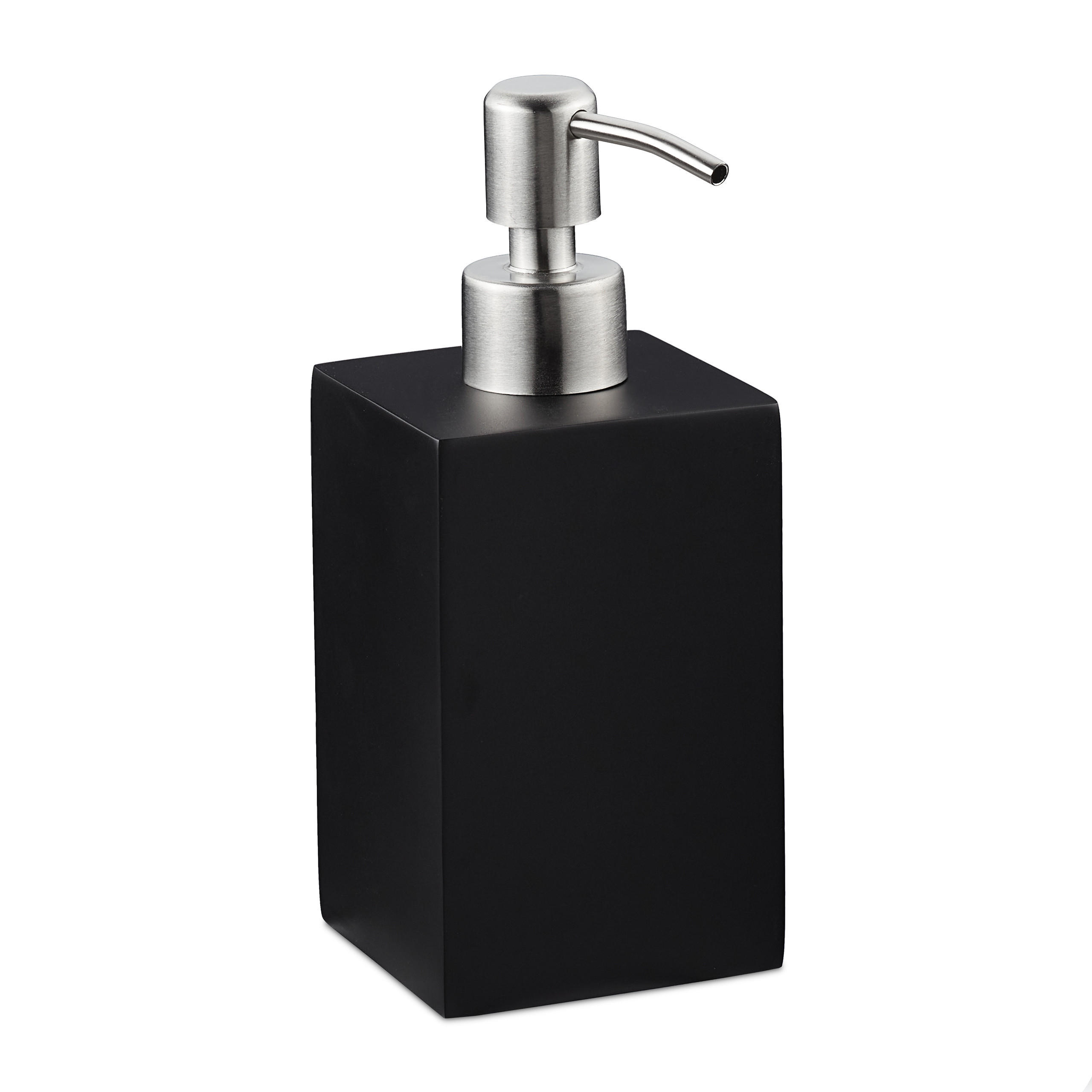 DOZATOR Negru 300 ml pompa inox