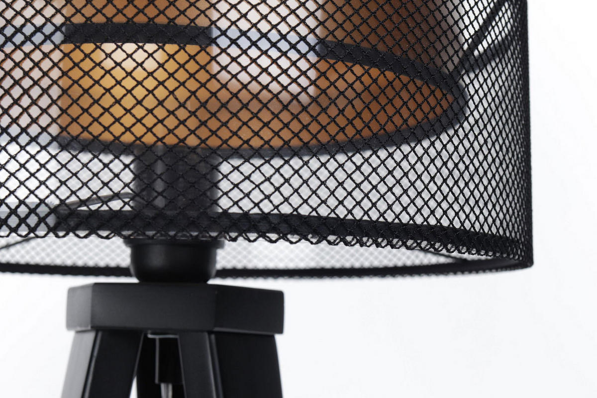 TISCHLAMPE Schwarz 30/45 cm - Braun, Kunststoff (30/0.7/45cm) - ONZENO