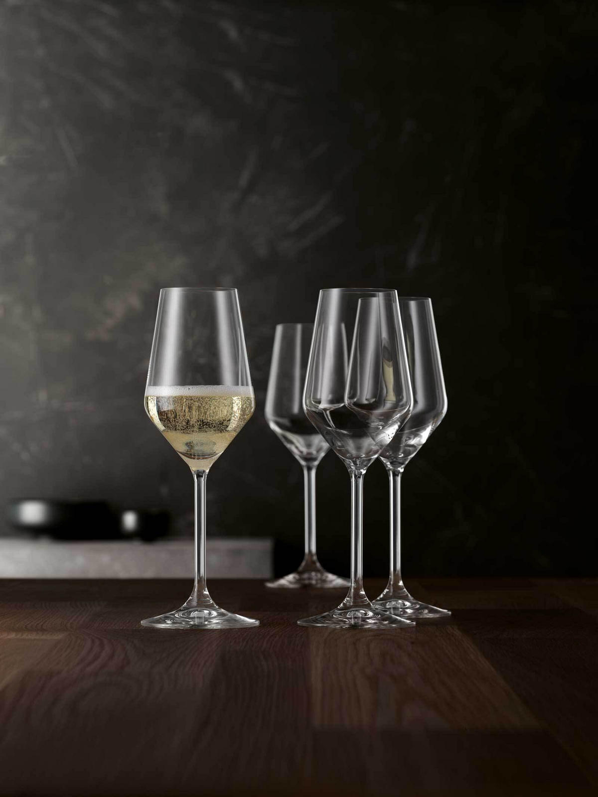 CHAMPAGNERGLÄSER Style transparent 310 ml 12er Set - Transparent, Glas (0.31L) - Spiegelau