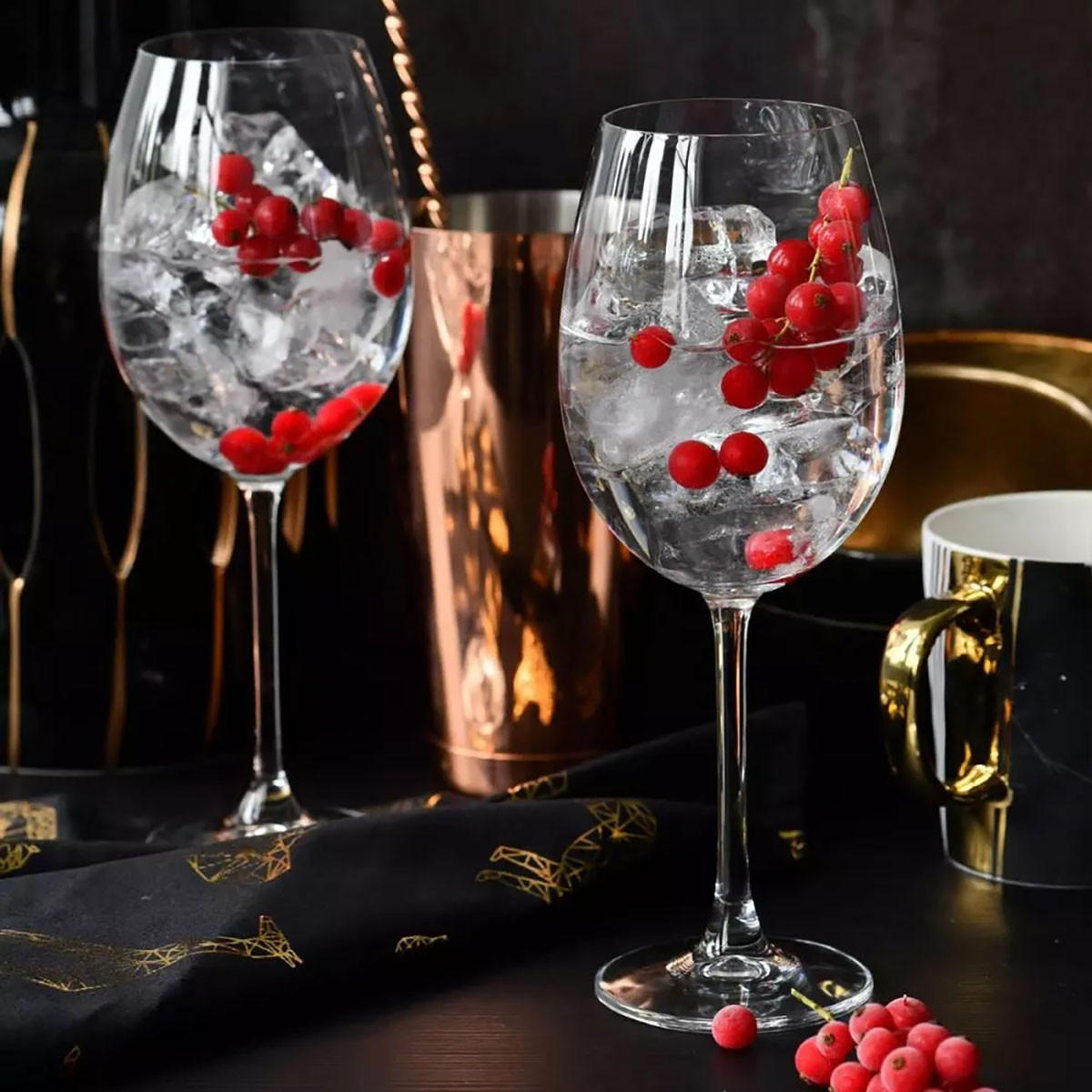 COCKTAILGLÄSER Elite, 6er-Set, 480 ml - Transparent, Glas (0.48L) - Krosno Glass