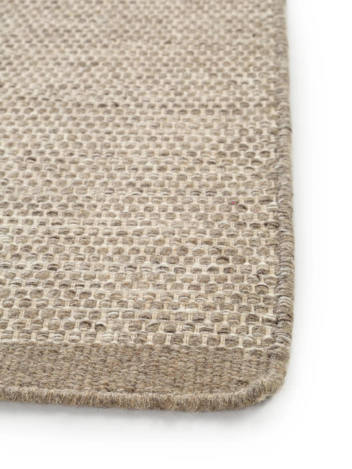 VLNĚNÝ koberec Rocco Taupe 80x250 cm - šedohnědá, textil/přírodní materiály (80/250cm) - benuta Pure