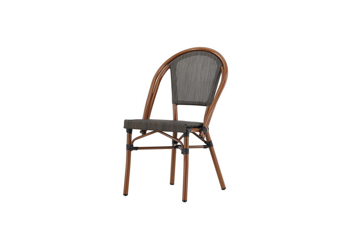 GARTENSTUHL schwarz - Schwarz, Holzwerkstoff (50/85/57cm) - ebuy24