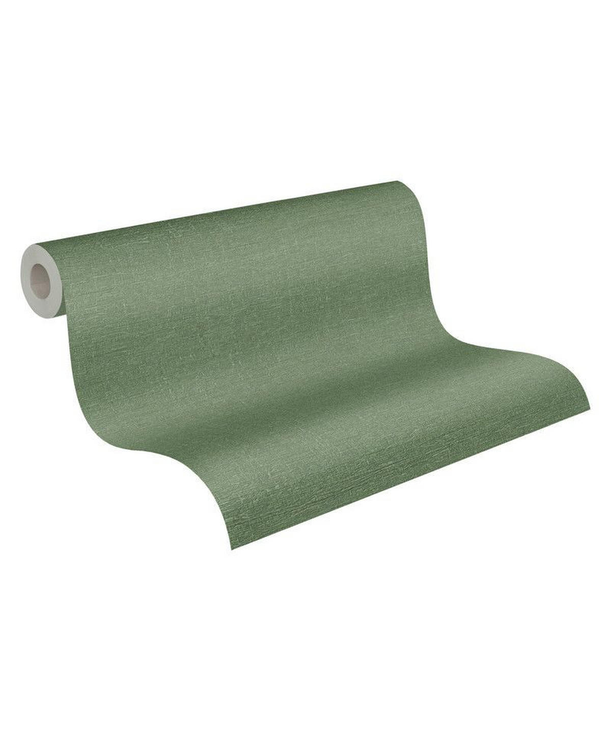 VLIESTAPETE Grün 53/1005 cm - Grün, Textil (53/1cm) - KUNSTLOFT