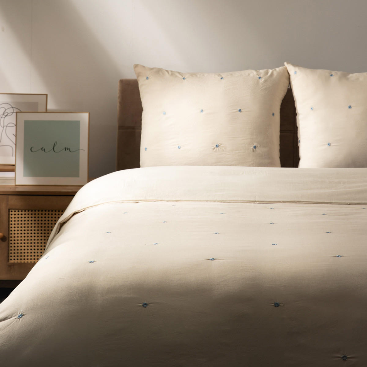 BETTWÄSCHE Skyla beige 220/200 cm - Beige, Textil (220/200cm) - Homla