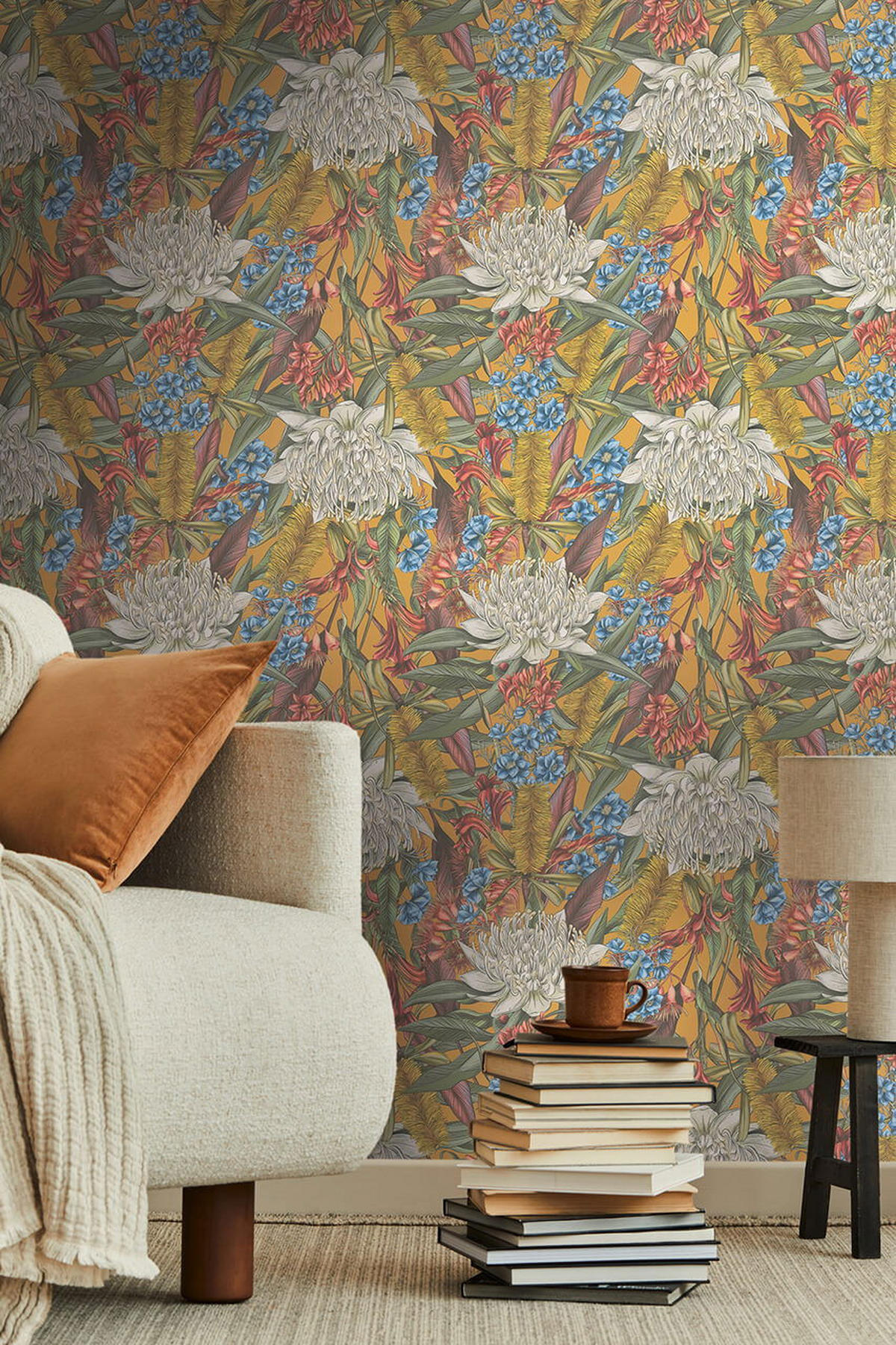 VLIESTAPETE Bunt 53/1005 cm - Gelb, Textil (53/1cm) - KUNSTLOFT