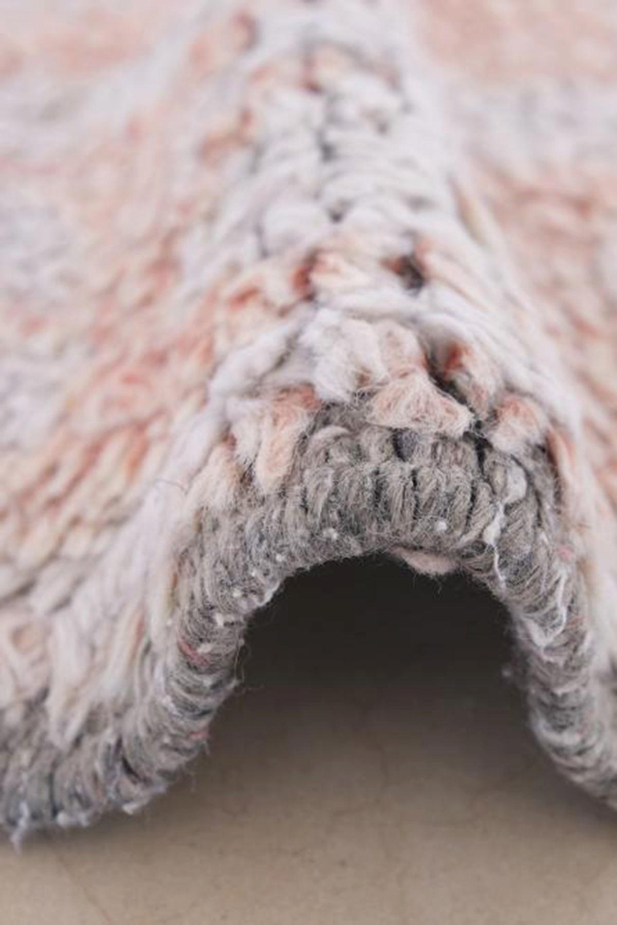 BERBERTEPPICH aus Baumwolle und Wolle 185x 311 cm - Rot, Naturmaterialien (185/311cm) - AFK Living