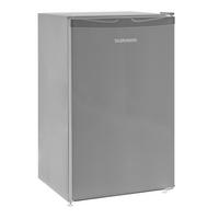 KÜHLSCHRANK, ohne Gefrierfach, freistehend, klein, 90 Liter Nutzinhalt, mit Gemüsefach & 3 Ablagen, Temperaturregelung, CF-31-121-S - Silberfarben, Kunststoff/Metall (48/82.1/50cm) - Telefunken