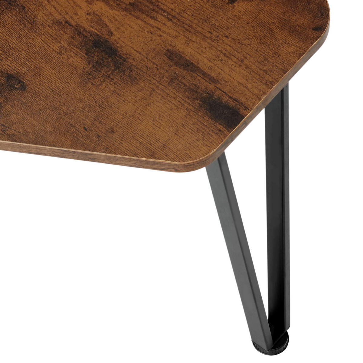 BEISTELLTISCH-SET Torquay,stapelbar,Industrial Holz dunkel, rustikal - Rostfarben, Holzwerkstoff (58.7/52/45.5cm) - tectake