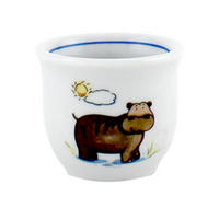 EIERBECHER 4,5 cm Nilpferd - Multicolor, Keramik (5/4.3/5cm) - Eschenbach