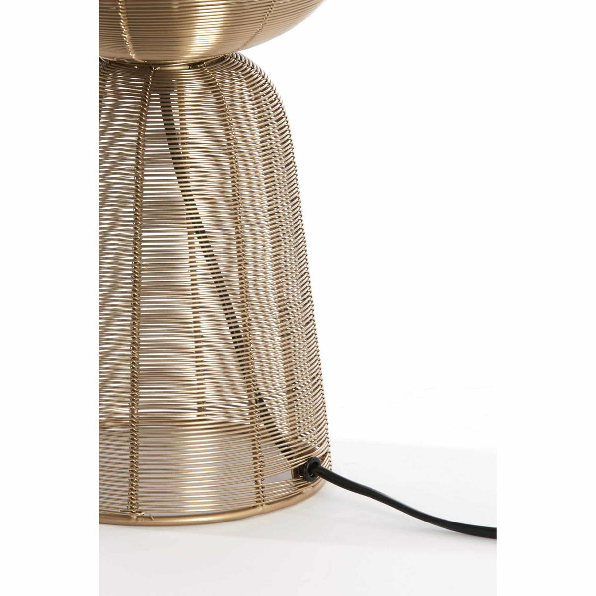 TISCHLAMPE ABOSO Gold 18/18/42 cm - Goldfarben, Metall (18/18/42cm) - Light & Living
