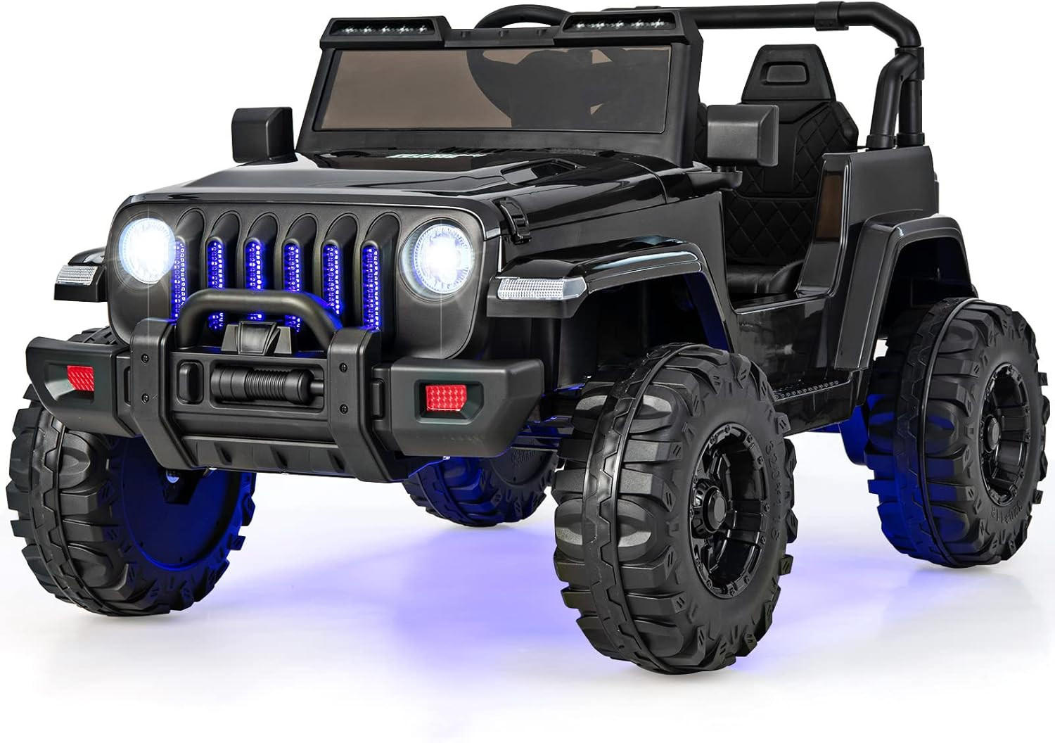 ELEKTROAUTO 12V Kinder Schwarz - Schwarz, Kunststoff (72/67/112cm) - COSTWAY