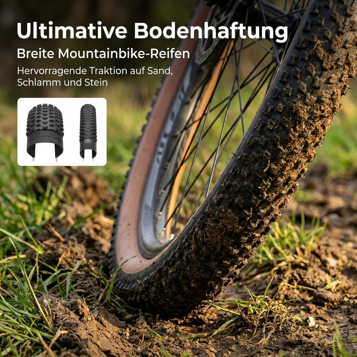 MOUNTAINBIKE 27,5 Zoll Schwarz + Grau – 21-Gang Schaltung - Doppelscheibenbremsen – Carbonstahl - Schwarz, Metall (20cm) - Oxeza