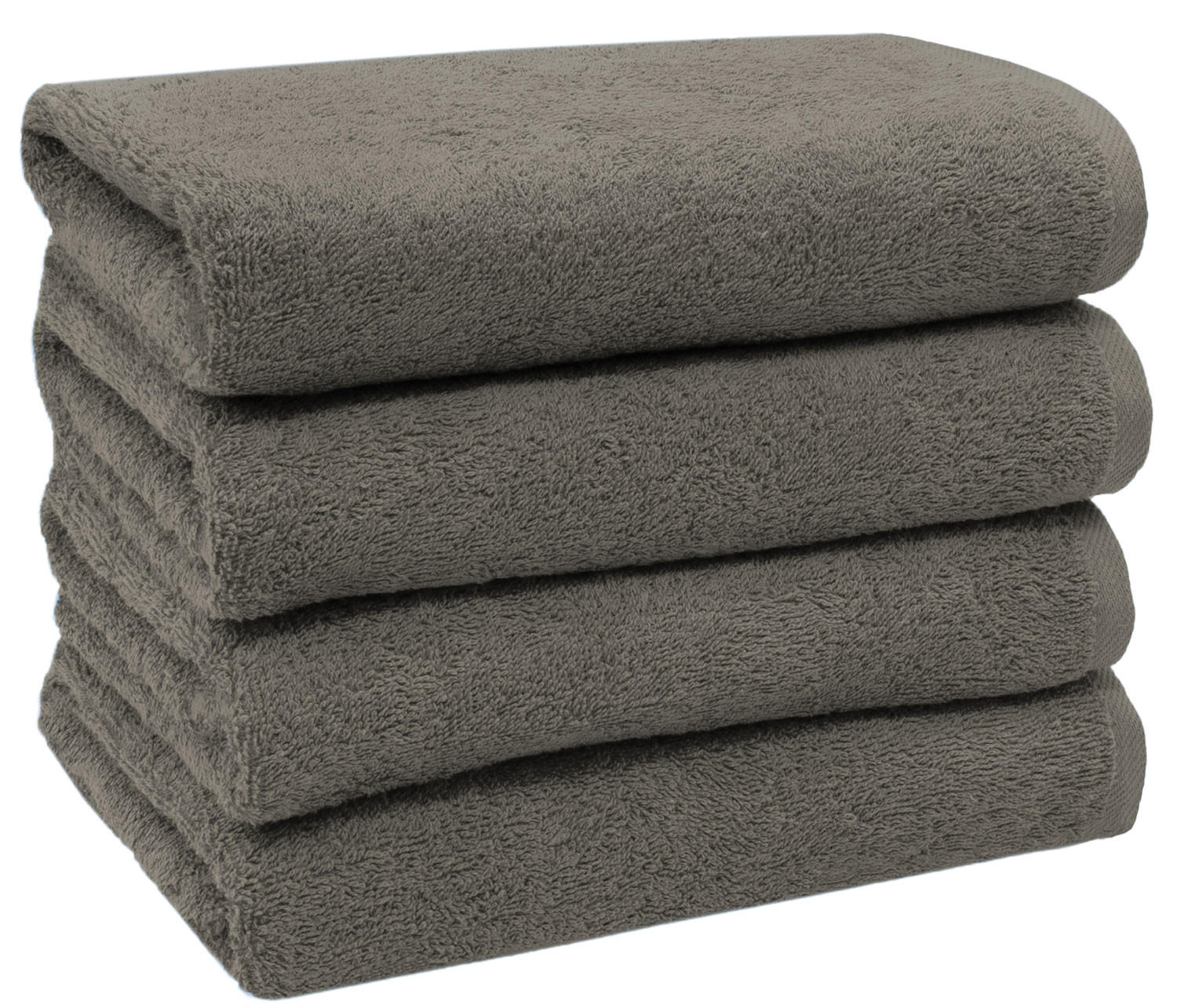 HANDTÜCHER, 4er-Set, 50x100 cm, 100% Baumwolle, Grau - Taupe, Textil (50/100cm) - Zollner