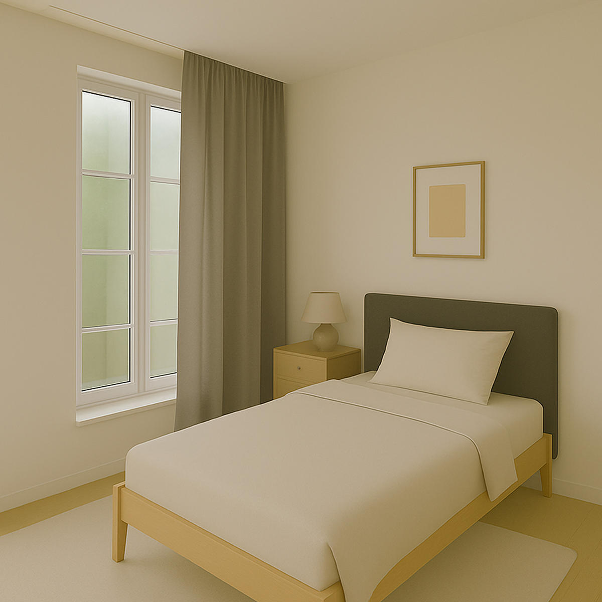 VORHANG Blickdicht ( 140x245cm ) mit Kräuselband / Universalband in Sandgrau - Taupe, Textil (140/245cm) - Bestlivings