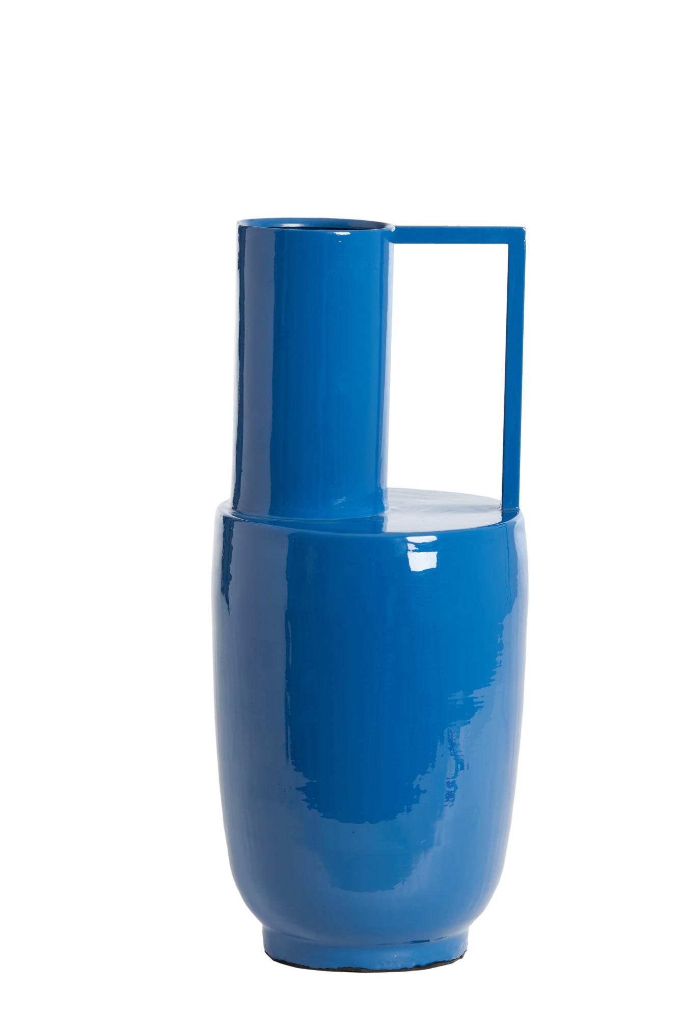 VASE Certalo Blau Ø20/53 cm - Blau, Metall (53cm) - Light & Living