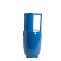 VASE Certalo Blau Ø20/53 cm - Blau, Metall (53cm) - Light & Living