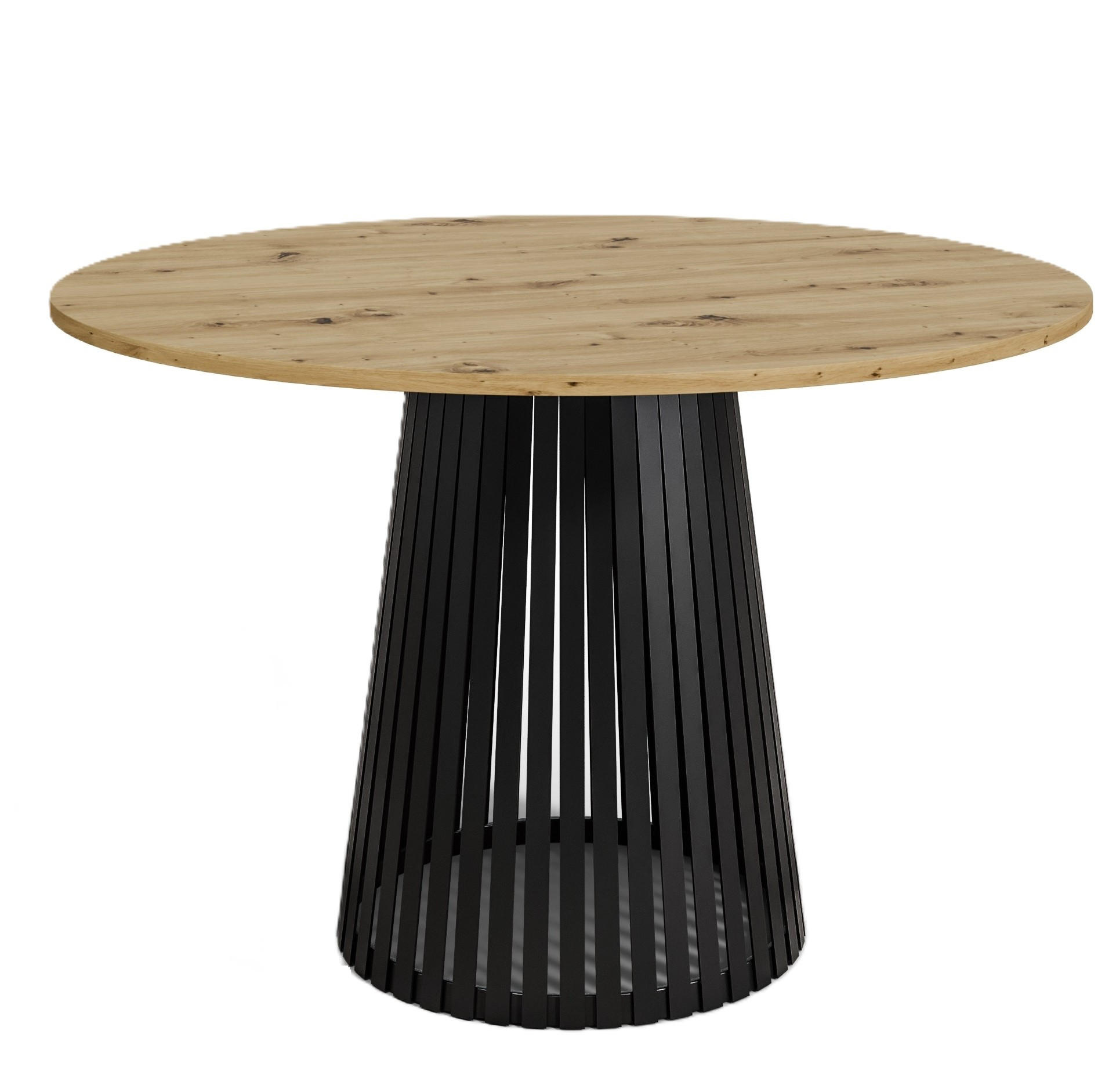TISCH Artisan Eiche VIV Rund 90 cm - Braun, Holzwerkstoff (90/90/76cm) - Sepro Meble