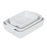 3XPEKÁČ - biela, keramika (20/32/6cm) - Relaxdays