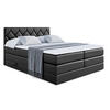 BOXSPRINGBETT CATOR KING - 140x200 - H3/H4 - Schwarz Hochglanz - Schwarz Hochglanz, Holzwerkstoff (140/200cm) - ALTDECOR