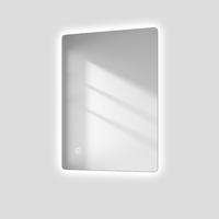 BADSPIEGEL mit Touch-Schalter Beleuchtung Rechteckig 70/50 cm - Weiß, Glas (50/3/70cm) - EMKE