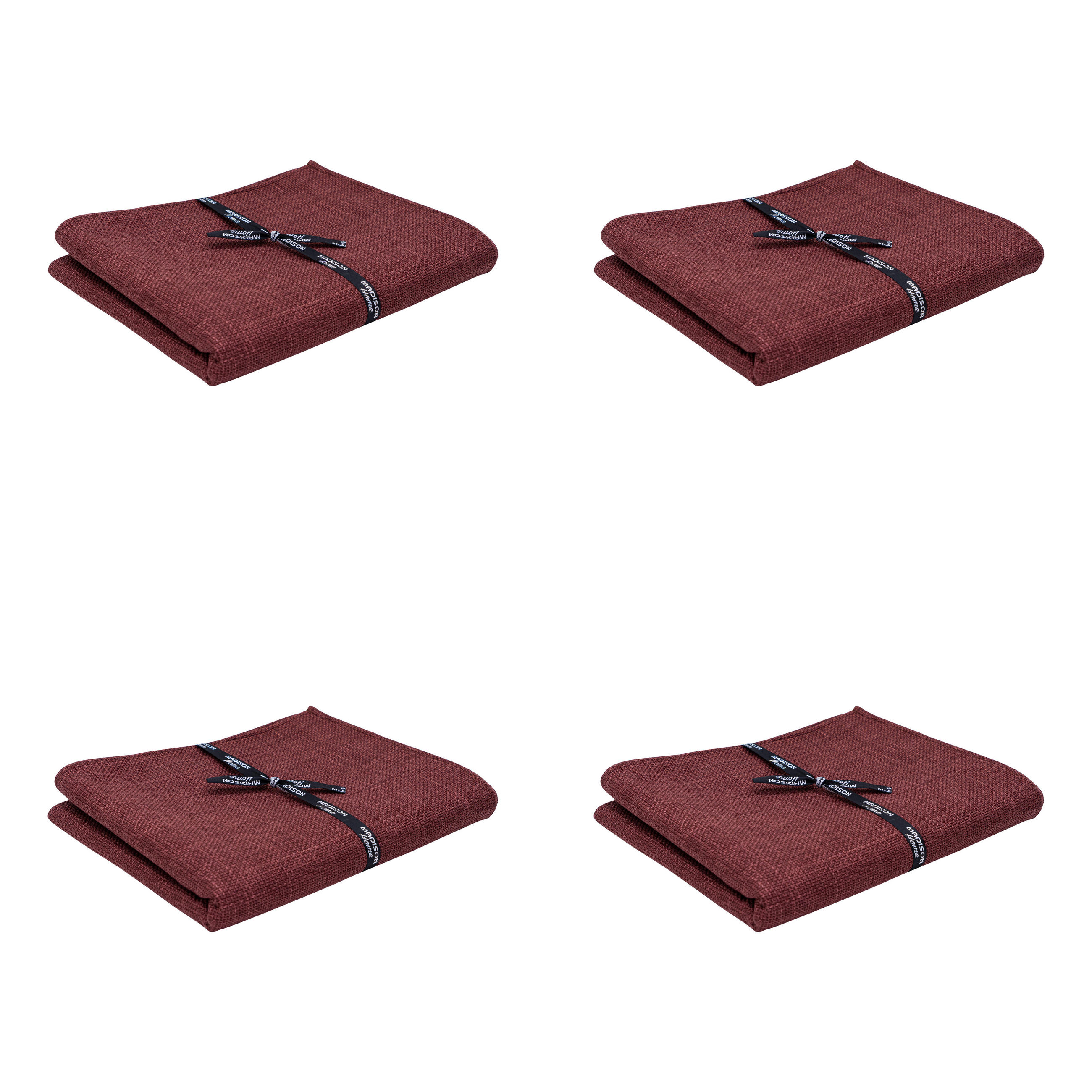 TISCHDECKE Madison Home - Rot - 250/140/ cm - 4er-Set - Rot, Textil (140/250cm) - Madison