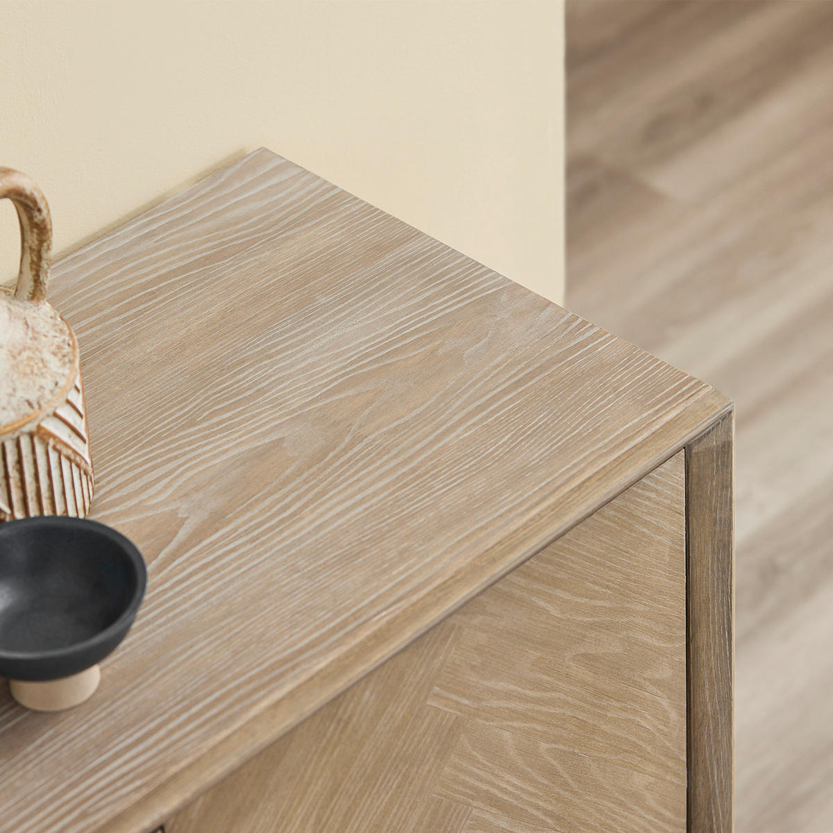 SIDEBOARD Natur - Naturfarben, Holzwerkstoff (90/86.7/40cm) - SoBuy