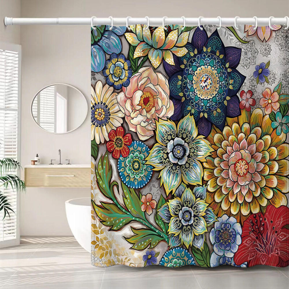 Mcboson Duschvorhang Mehrfarbig 180x200 cm