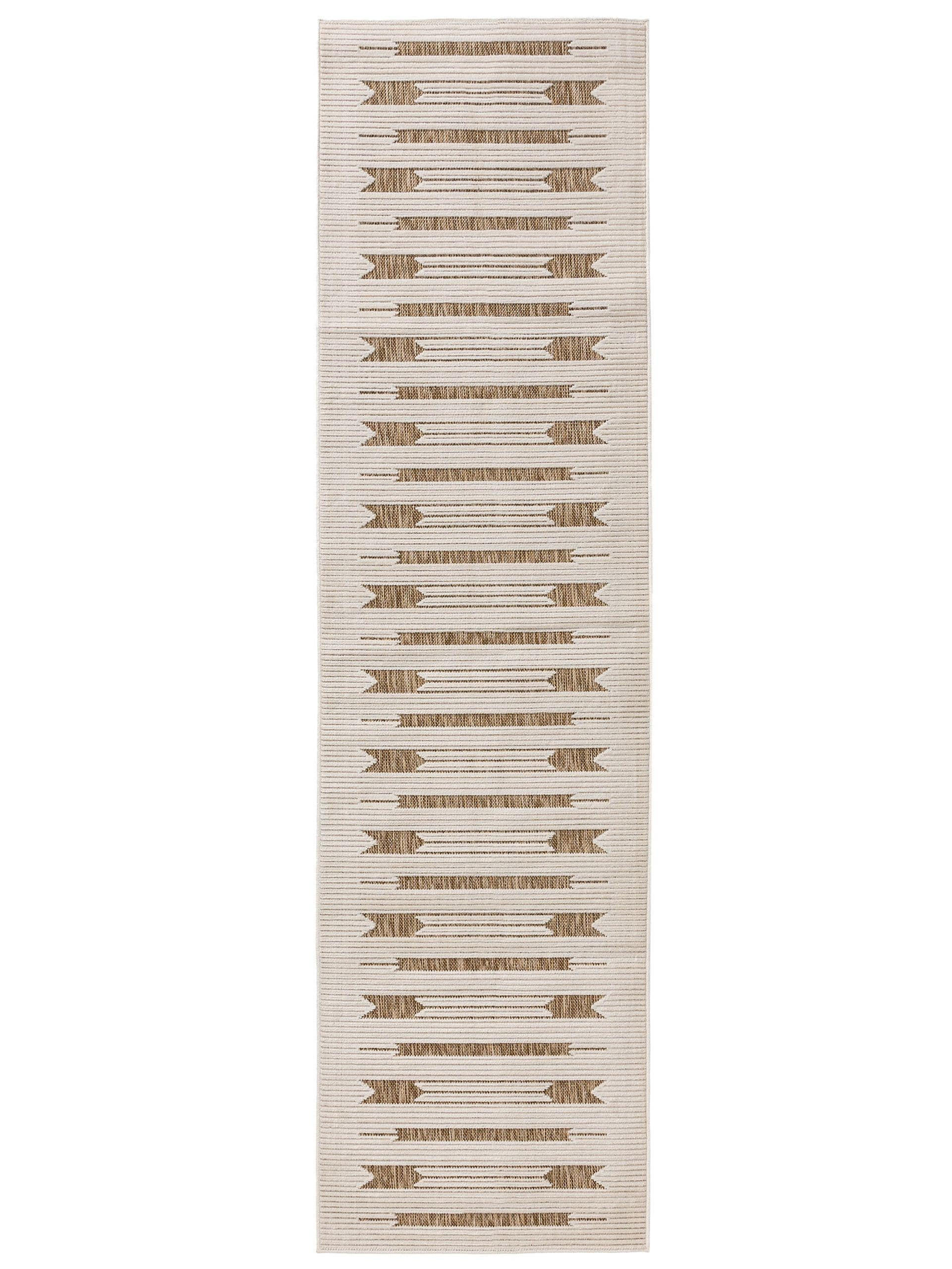 OUTDOORTEPPICH Kaleo Cream/Beige 70x200 cm - Creme, Kunststoff (70/200cm) - benuta