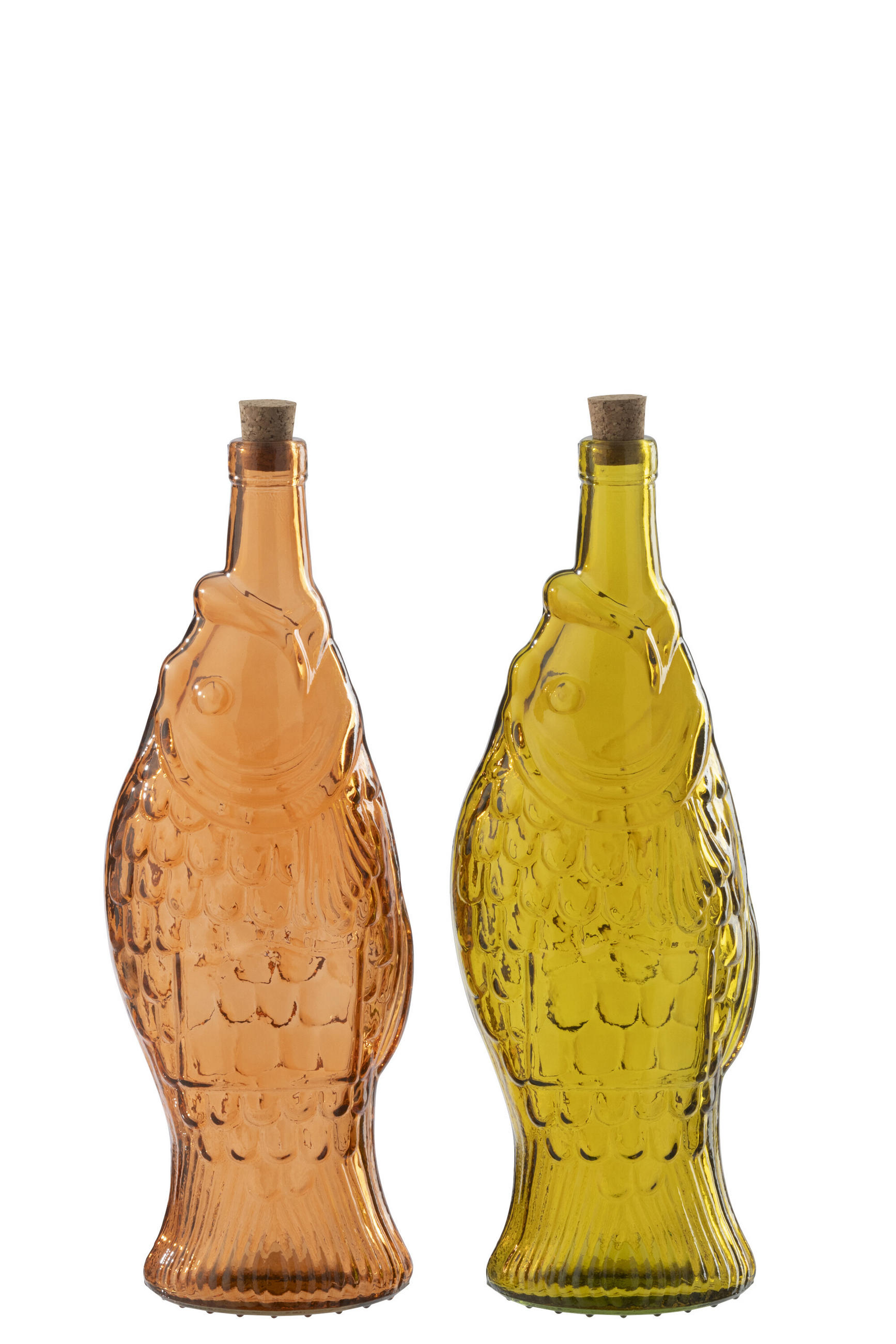 J-Line Flasche Orange 12x33x12 cm