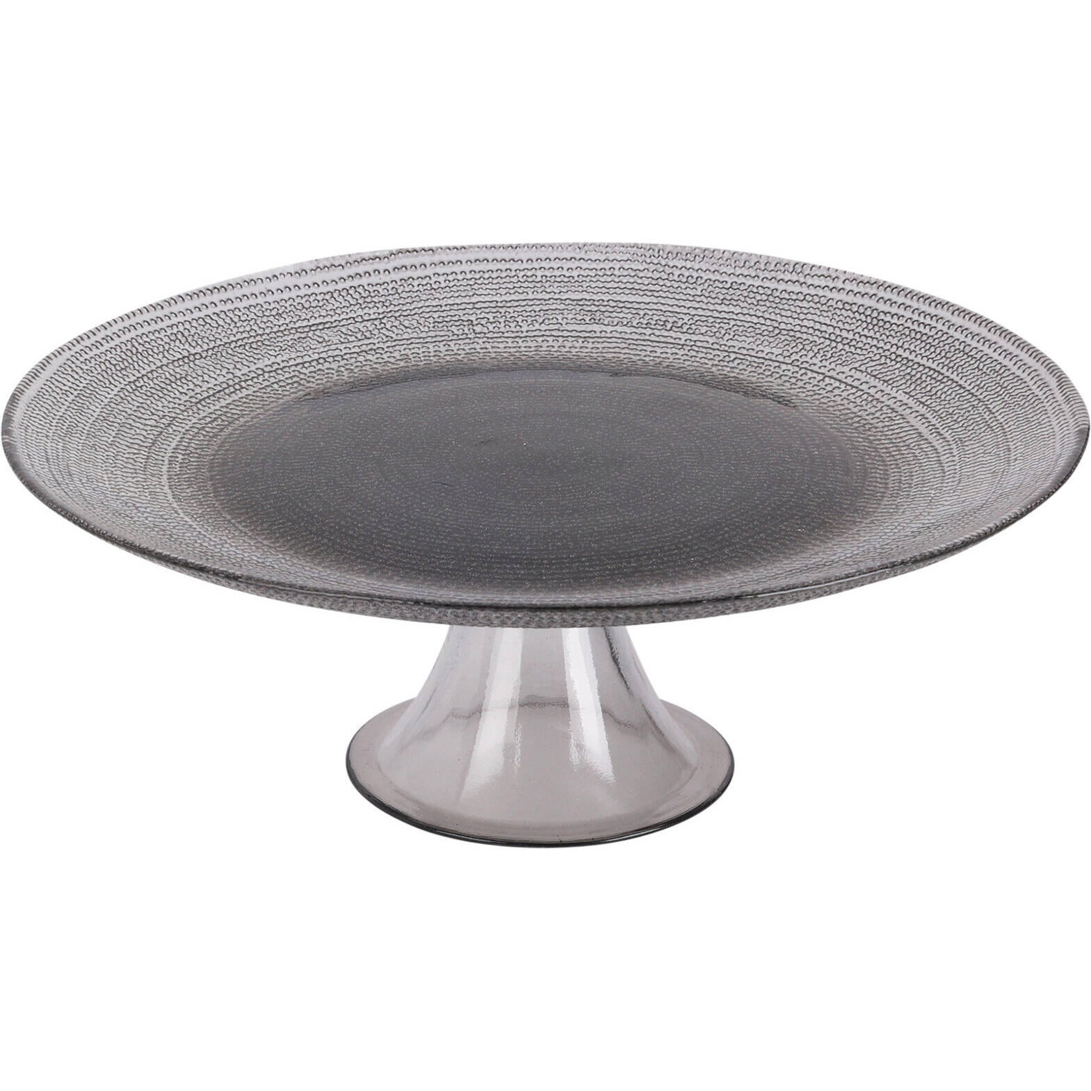 KUCHENPLATTE Lakris Ø 28 cm - Anthrazit, Glas (28/12/28cm) - Home Styling Collection