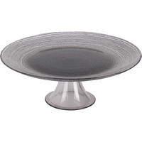 KUCHENPLATTE Lakris Ø 28 cm - Anthrazit, Glas (28/12/28cm) - Home Styling Collection