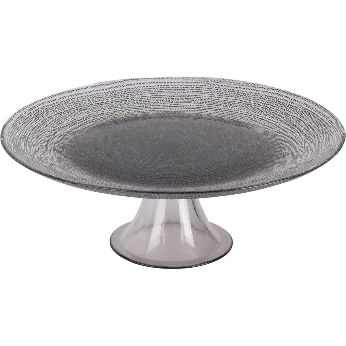KUCHENPLATTE Lakris Ø 28 cm - Anthrazit, Glas (28/12/28cm) - Home Styling Collection