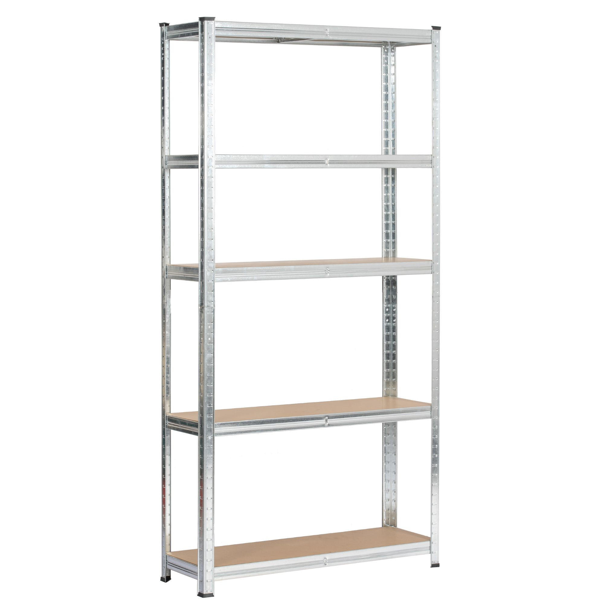 Akord Schwerlastregal Silber 90x180x30 cm