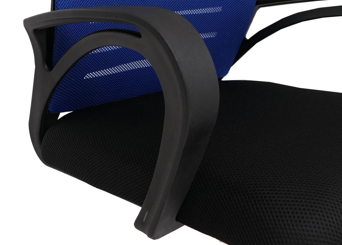 KONFERENZSTUHL Blau - Blau, Textil (62/92/57cm) - MCW