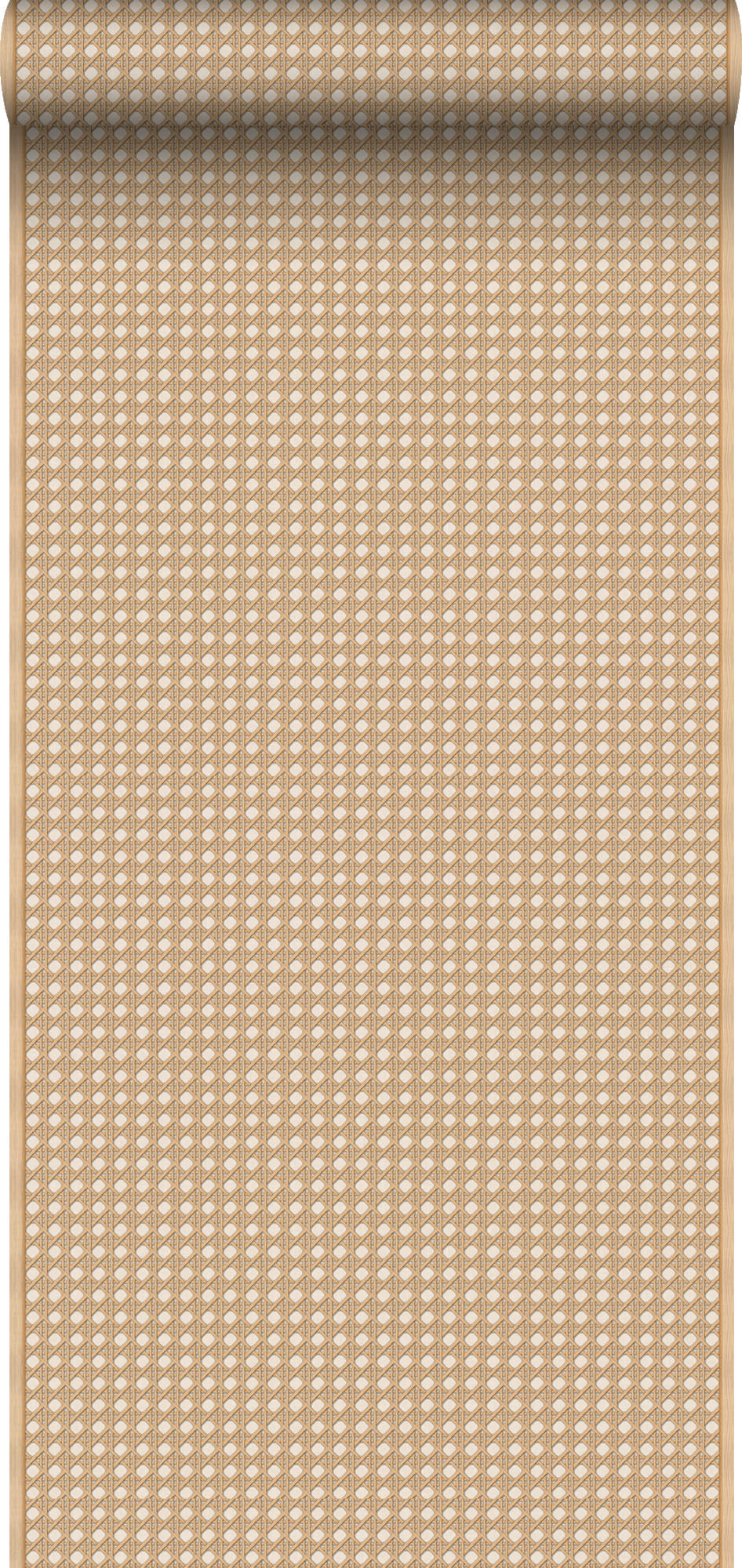 TAPETE Karomuster 53 cm x 10 m - Beige, Papier (53/1000cm) - Sanders & Sanders