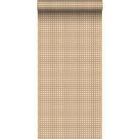 TAPETE Karomuster 53 cm x 10 m - Beige, Papier (53/1000cm) - Sanders & Sanders