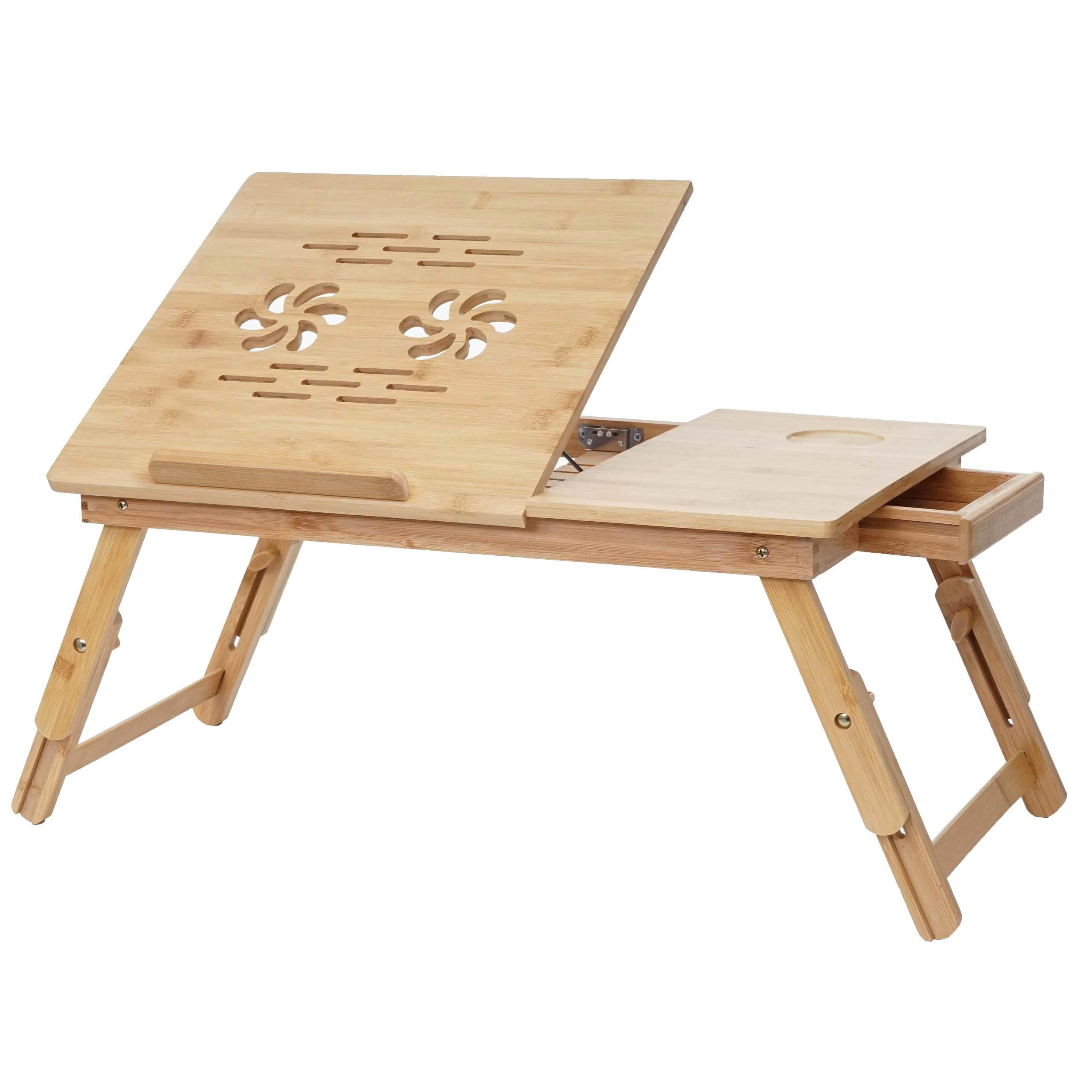 LAPTOPTISCH eckig Beige - Beige, Holz (35/55/28cm) - MCW