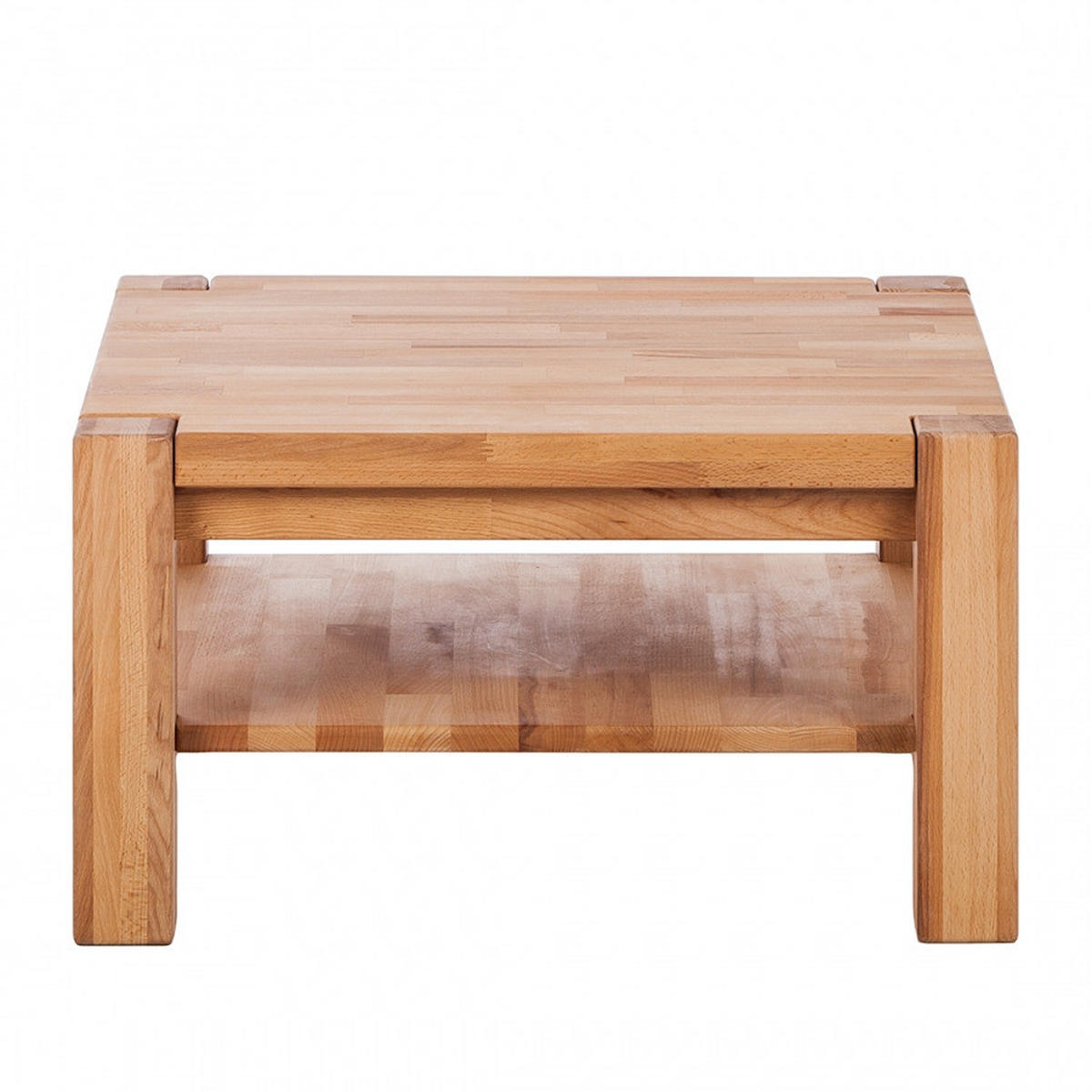 COUCHTISCH - Massivholz - Kernbuche, Holz (70/70/38cm) - home24