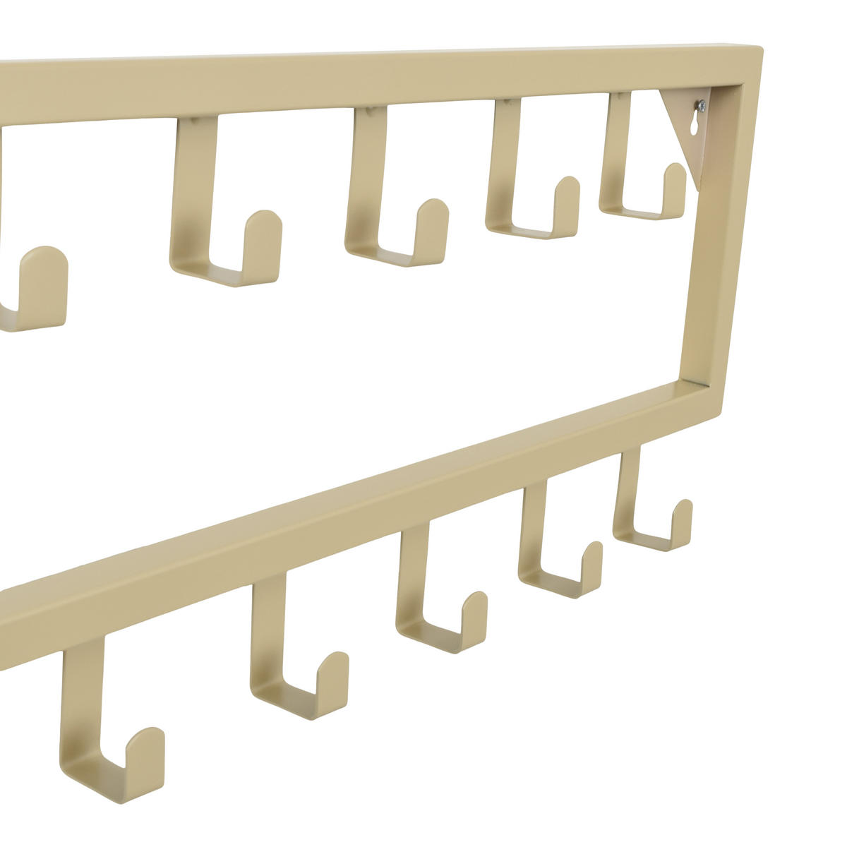 KLEIDERABLAGE Bono Beige - Beige, Metall (80/26/4cm) - LOFT42